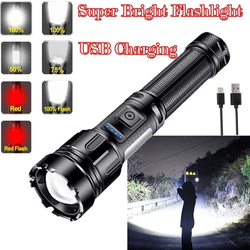1000000lm usb rechargeable - rechargeable, led